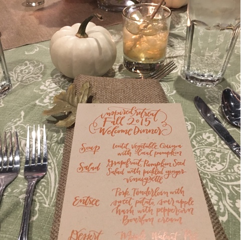 Inspired Retreat Welcome Dinner