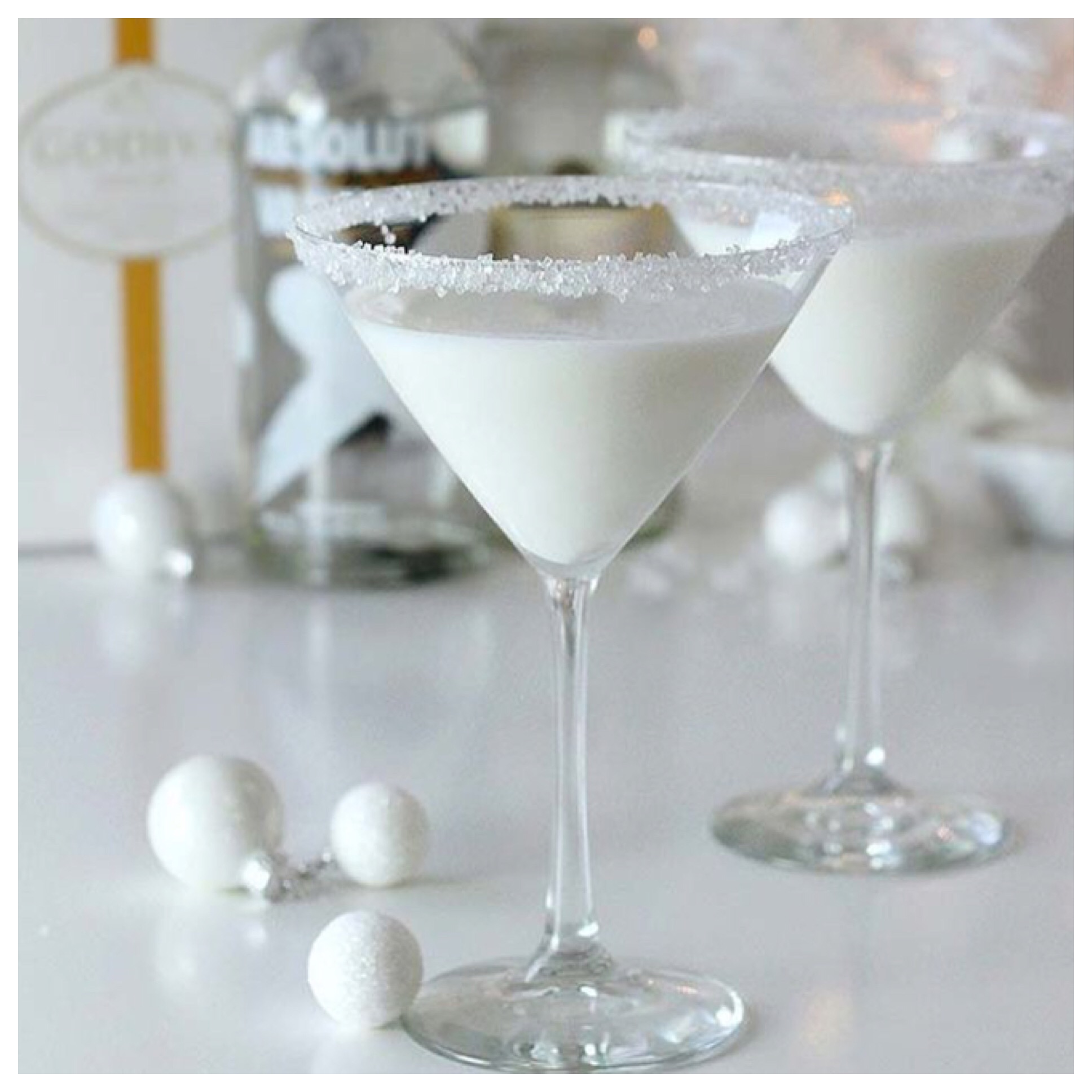 White Chocolate Snowflake Martini JOHNSTON STYLE